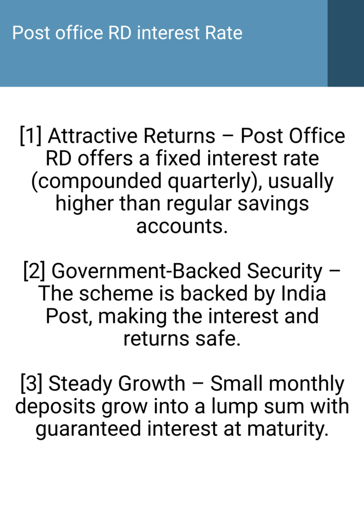 post office rd interest rate calculator